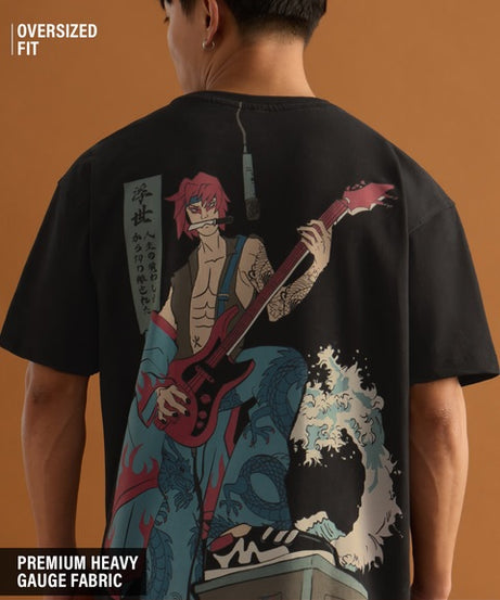 Ukiyo Kabuki Rock Oversized T-Shirts