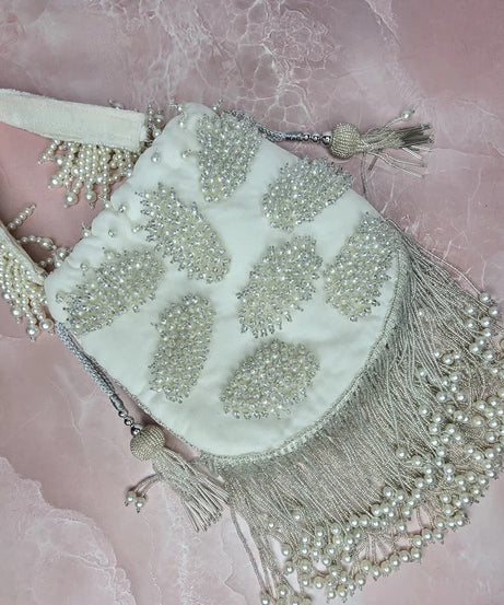 Beads Embellished Bridal Potli Bag