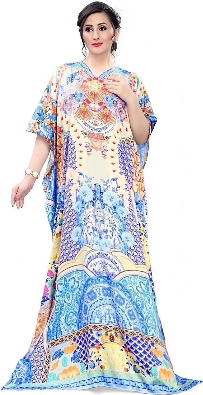Kaftan Dress for Women Free size Bathing Suit Cover up Caftan Maxi Beach Dresses