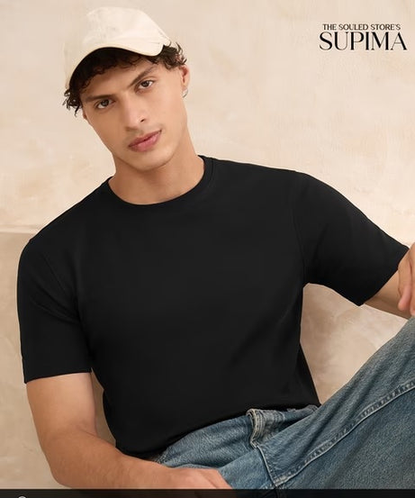 Supima Jet Black Supima T-Shirts
