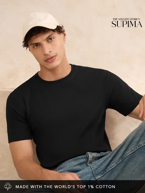 Supima Jet Black Supima T-Shirts