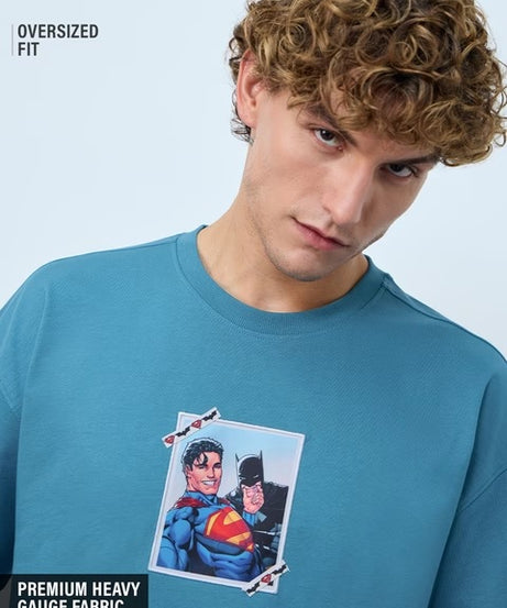 Superman Batman Oversized T-Shirts