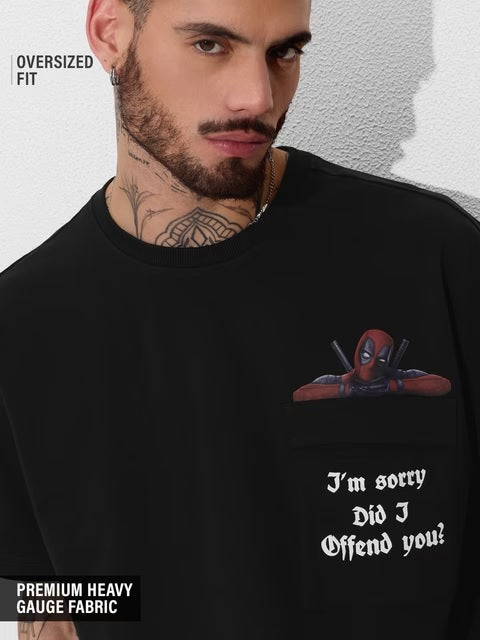 Deadpool Pocket Pool Oversized T-Shirts