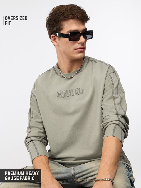 Urban Fog Oversized Full Sleeve T-Shirts