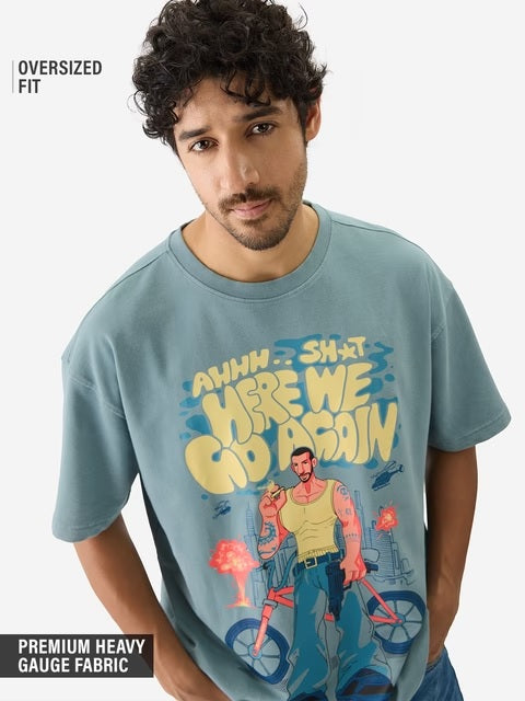 Here We Go Again Oversized T-Shirts