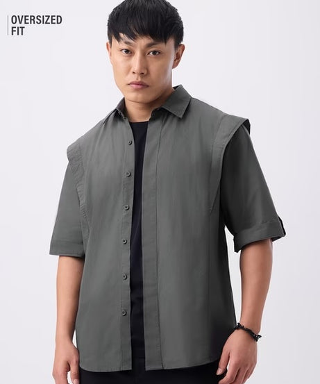 Korean Shirt Steel Oversized Shirt