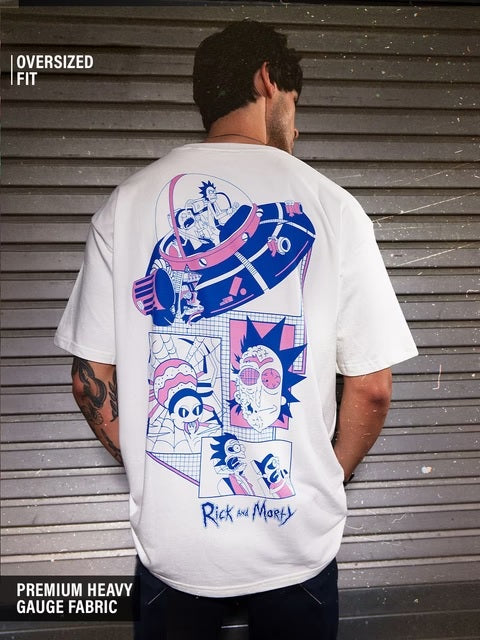 Rick And Morty Oversized T-Shirts