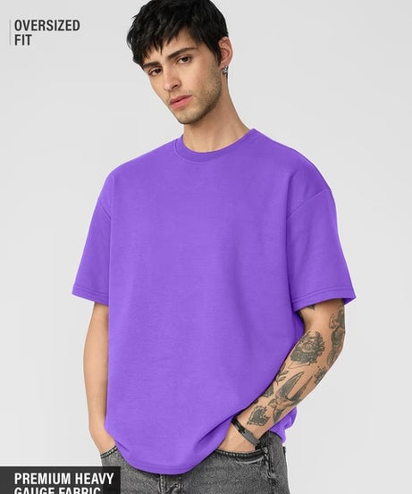 Deep Purple Oversized T-Shirts