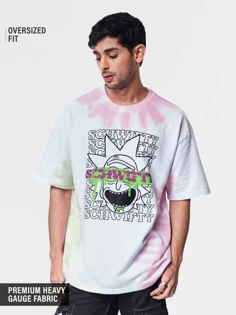 Rick And Morty Schwifty Oversized T-Shirts
