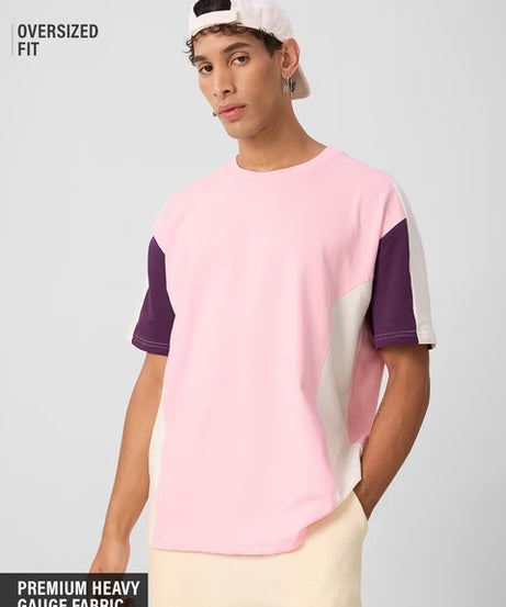 Colourblock Vineyard Oversized T-Shirts