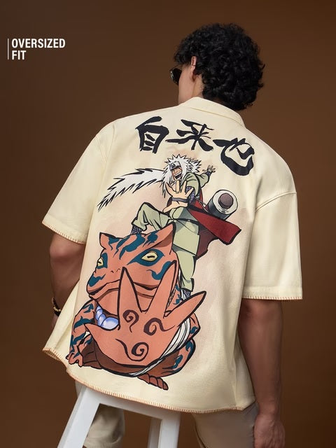 Naruto Shippuden Gamakage Jiraiya Oversized Shirts