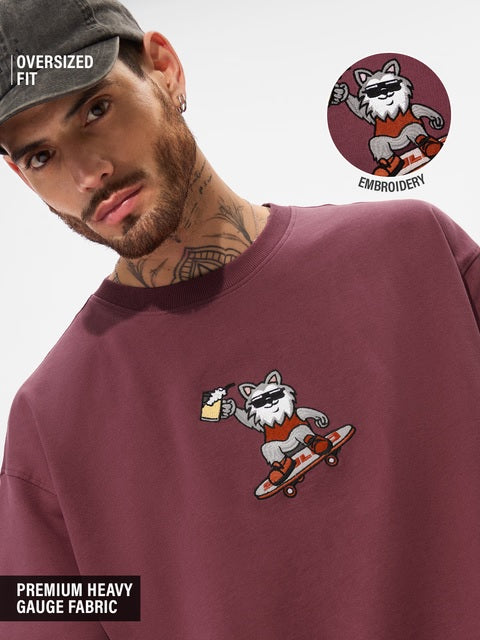 Beer Doggo Oversized T-Shirts