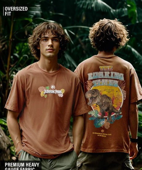 Jurassic Park Roaring Times Oversized T-Shirts