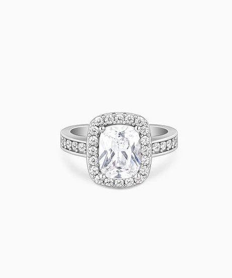 Silver Classic Solitaire Ring