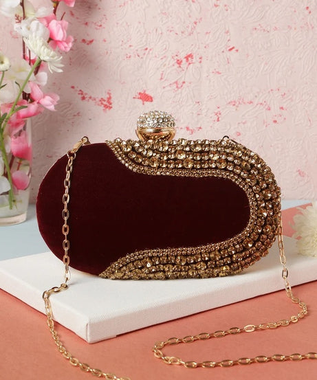 Velvet Clutch purse