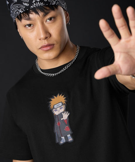 Naruto Shippuden Chibi Pain Men Relaxed Fit T-Shirts