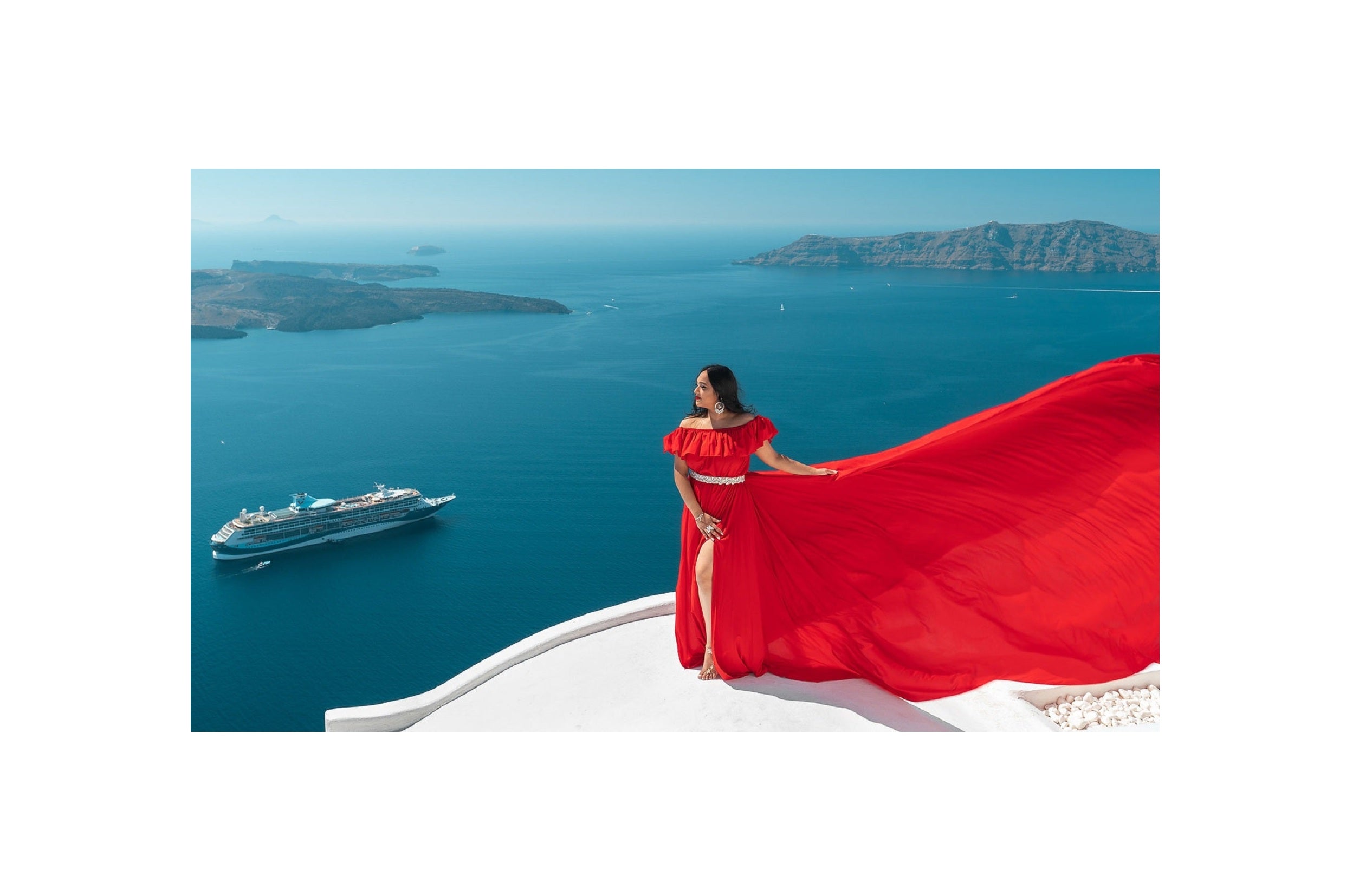 Long Flying Satin Dress For Photoshoot, Dress for Wedding