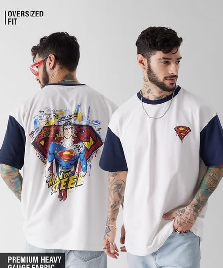 The Man of Steel Oversized T-Shirts
