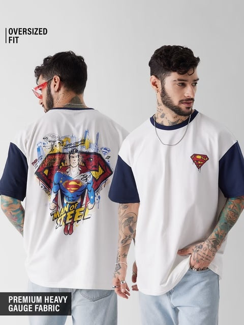 The Man of Steel Oversized T-Shirts