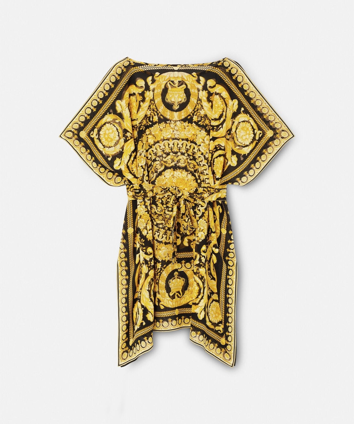 Georgette Digital Printed Beach Wear Women's Short Kaftan