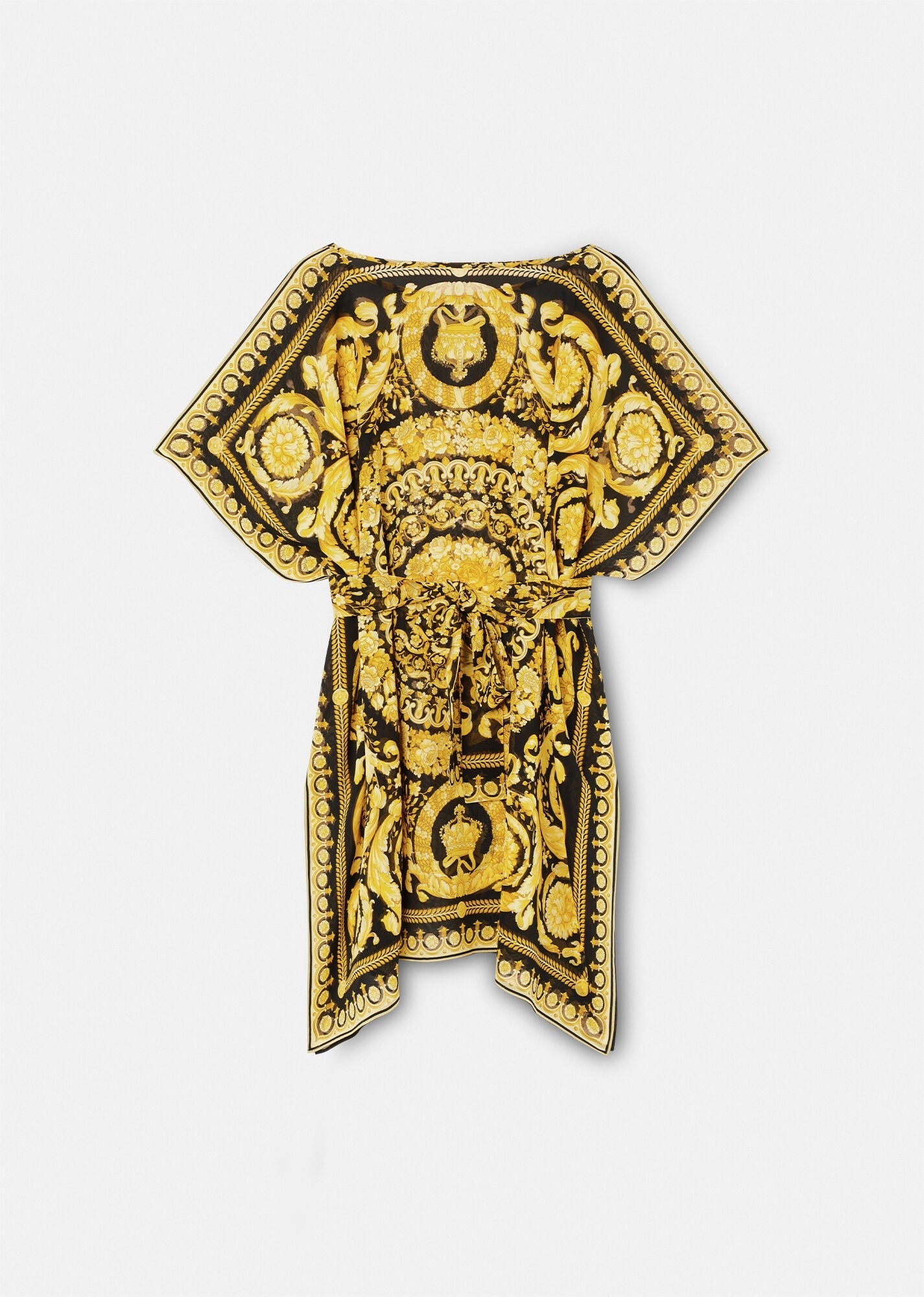 Georgette Digital Printed Beach Wear Women's Short Kaftan