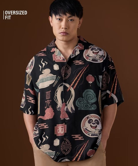 Kung Fu Panda Ramen Oversized Shirts