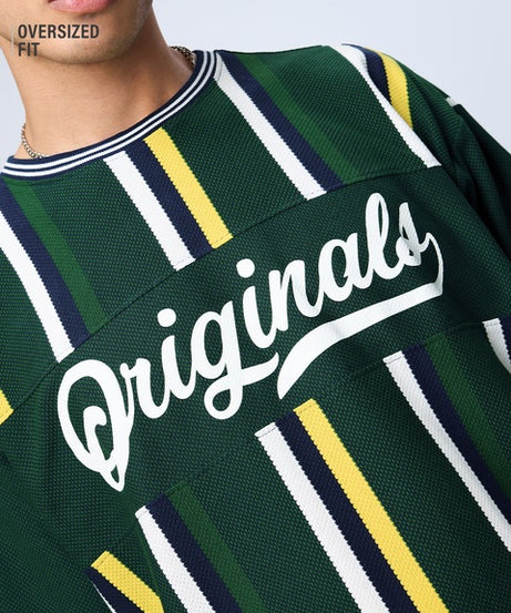 Stripes Pacific Oversized T-Shirts