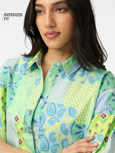 TSS Originals  Paisley Women Boyfriend Shirts