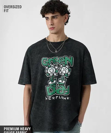 Green Day Kerplunk Oversized T-Shirts
