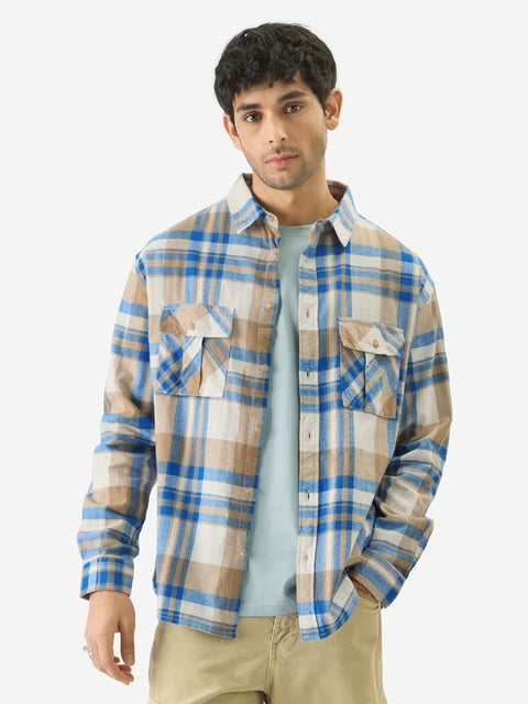 Plaid Corsair Men Utility Shirts