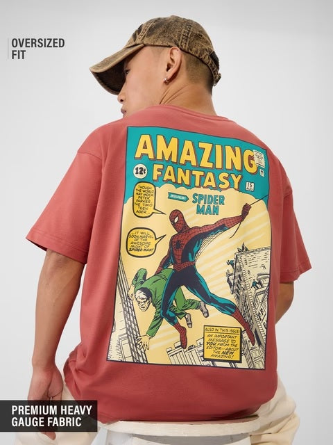 Spider-Man  Amazing Fantasy Oversized T-Shirts