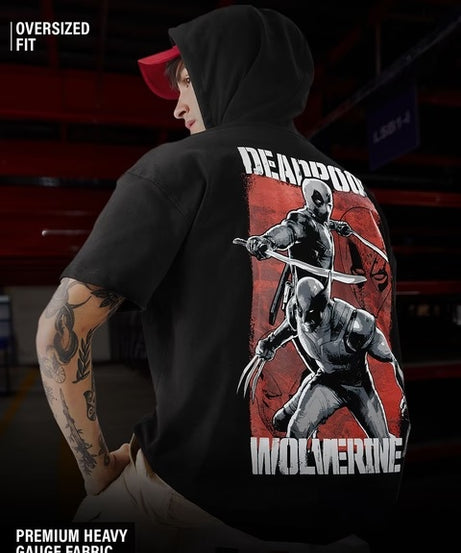 Marvel Deadly Duo Hooded T-Shirts