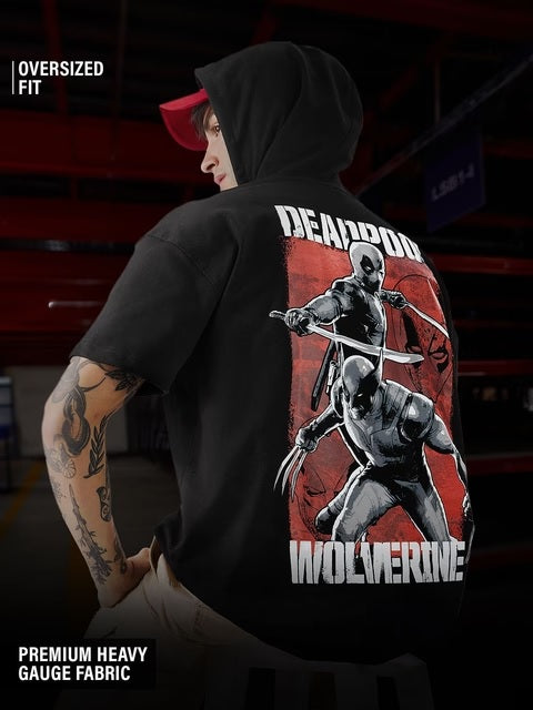 Marvel Deadly Duo Hooded T-Shirts