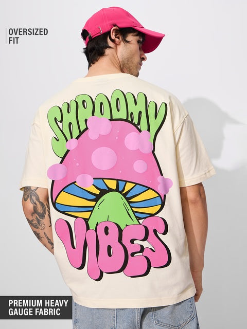 Shroomy Vibes Men Oversized T-Shirts