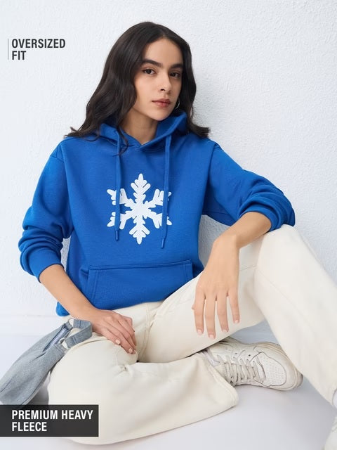Snowflake Women Oversized Hoodies