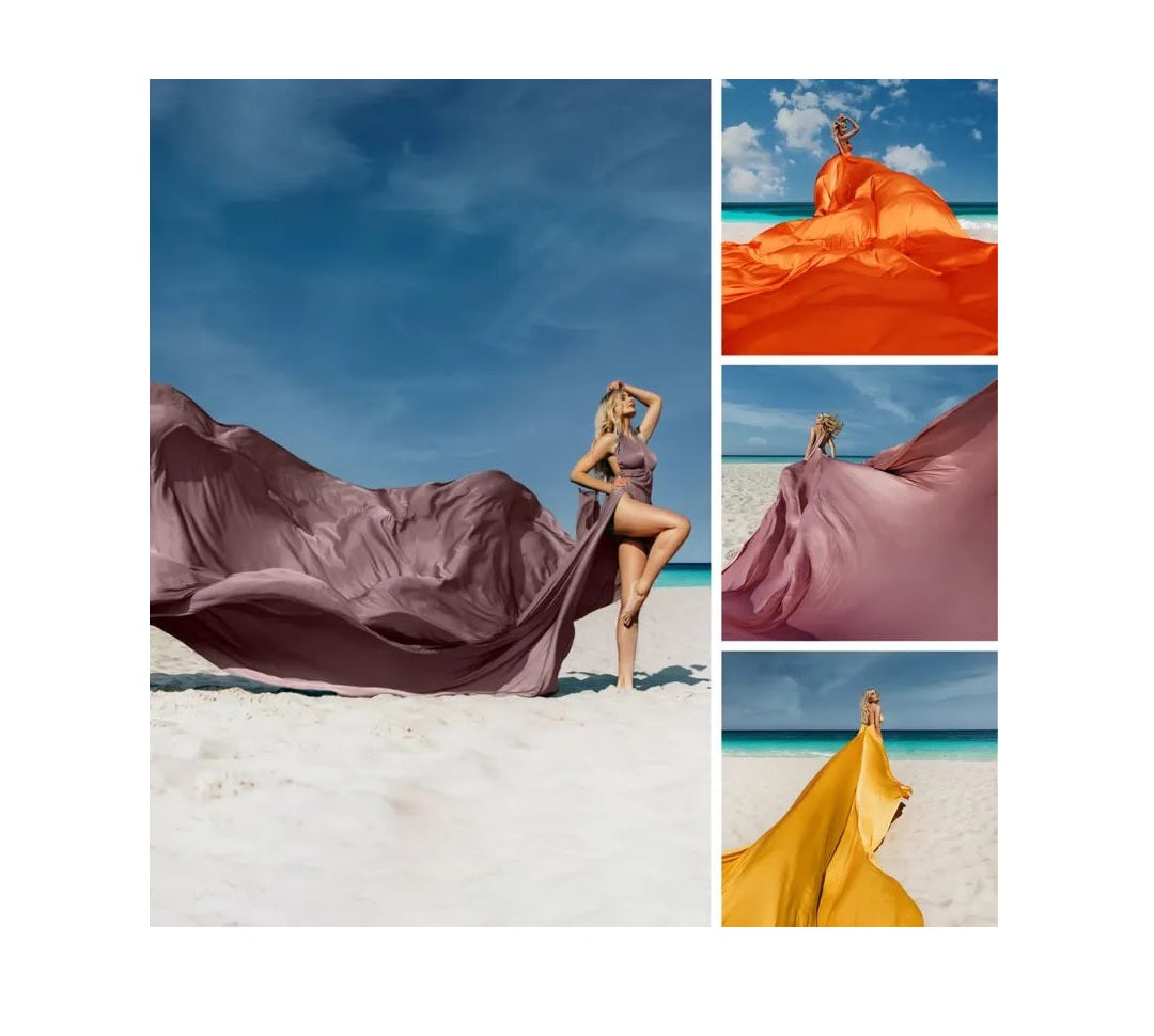 Custom Flying Dress Adjustable Size for Long Flying Dress Photography Dress