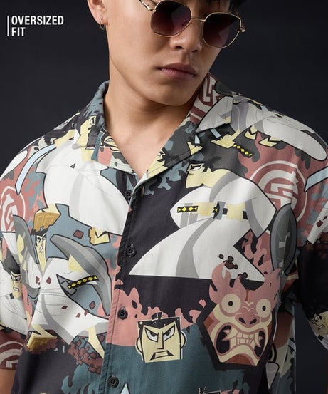 Samurai Jack Warrior Oversized Shirts