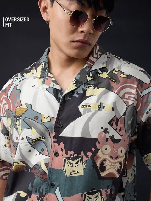 Samurai Jack Warrior Oversized Shirts