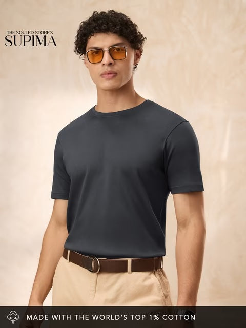 Supima Slate Grey Supima T-Shirts
