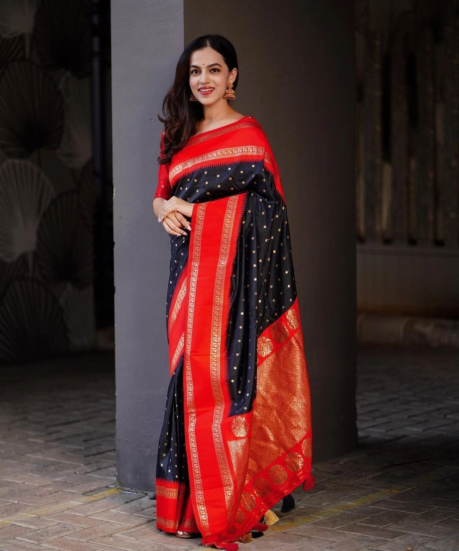 Bollywood Banarasi Soft Silk Function Wear Saree With Blouse 11-VD