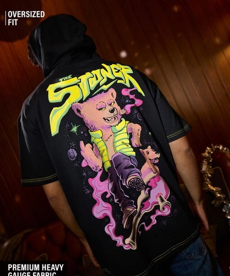 Ted The Stoner Space Traveller Hooded T-Shirts