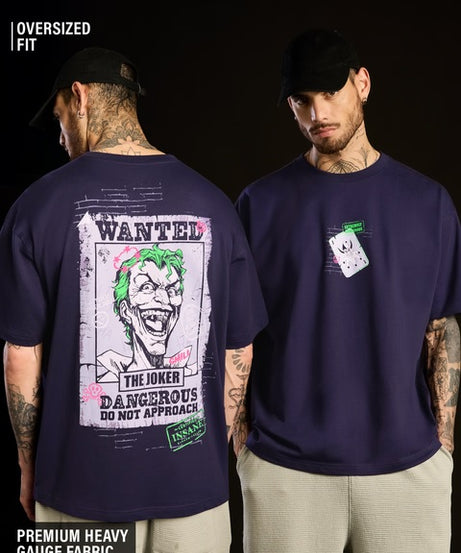 Joker Wanted Oversized T-Shirts