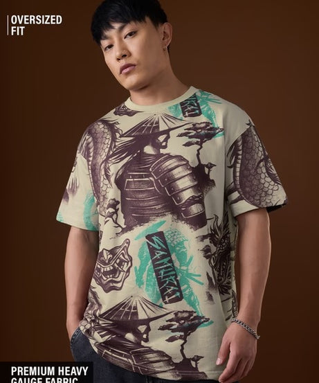 Samurai Oversized T-Shirts