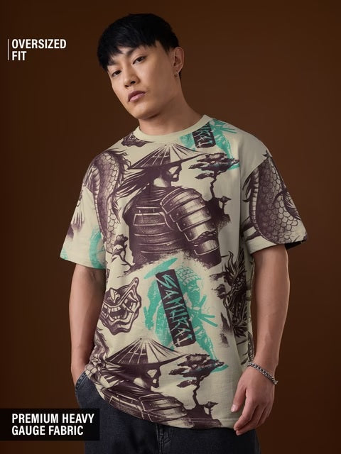 Samurai Oversized T-Shirts