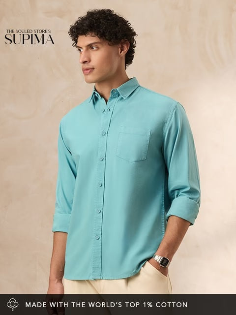Lagoon Blue Supima Shirts