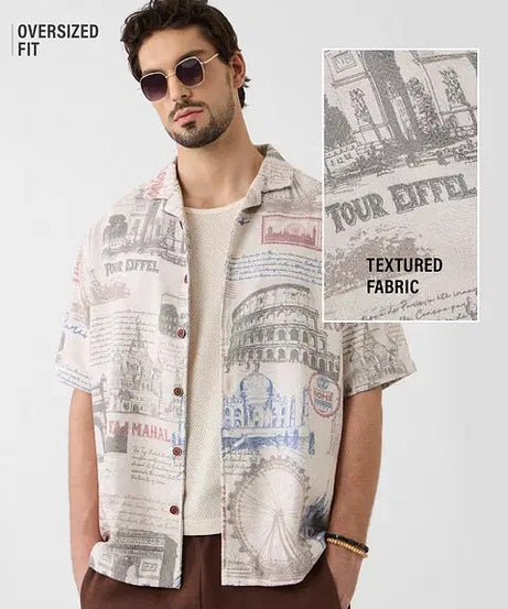 Textured Monuments Holiday Shirts