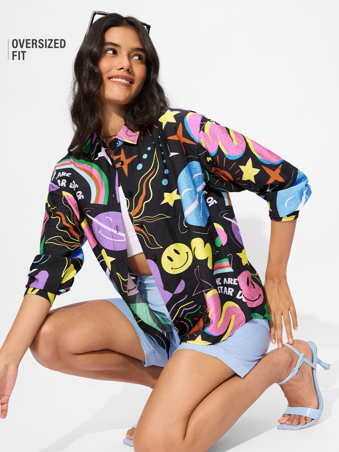 Space Ace Women Boyfriend Shirts