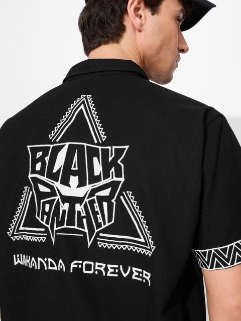 Black Panther Forever Half Sleeve Shirts
