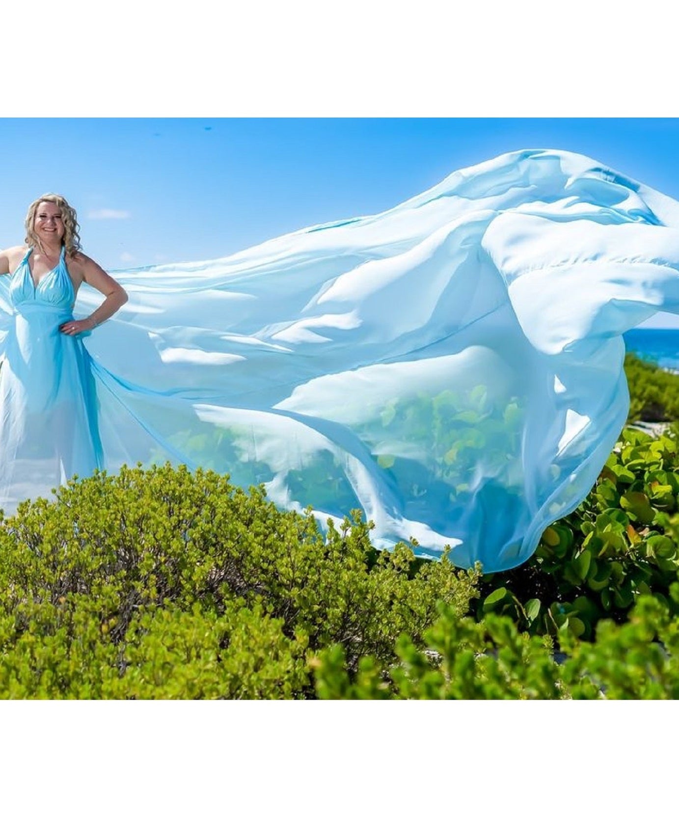 Long Flying Dress | Flying Dress for Photoshoot | Long Train Dress