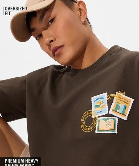 Book Lover Oversized T-Shirts